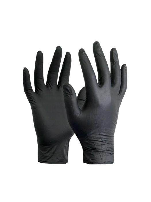 Перчатки нитриловые Ecolat M 100 шт черные b71f204a-484c-11f1-0a80-0bad0003d29b